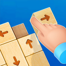 Tap 3D Wood Block Away online game thumbnail