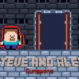 Steve and Alex Dungeons 2-Player Escape online game thumbnail