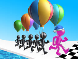 Balloon Race 3D: Multiplayer Rush online game thumbnail