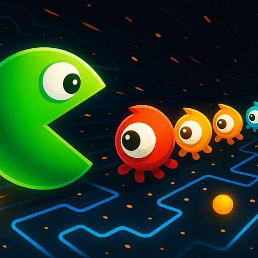 Feed Monster: Arcade Maze Game online game thumbnail