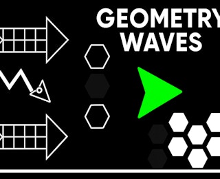 Geometry Waves online game thumbnail