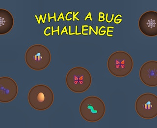 Whack-A-Bug Challenge online game thumbnail