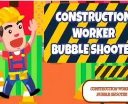 Construction Worker Bubble Shooter online game thumbnail